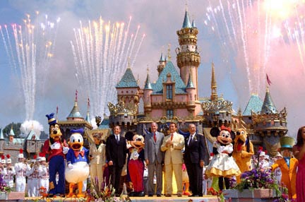 disney castle fireworks. with daytime fireworks at